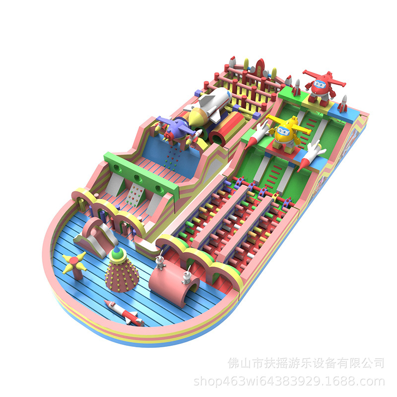 Large inflatable playground for children 01