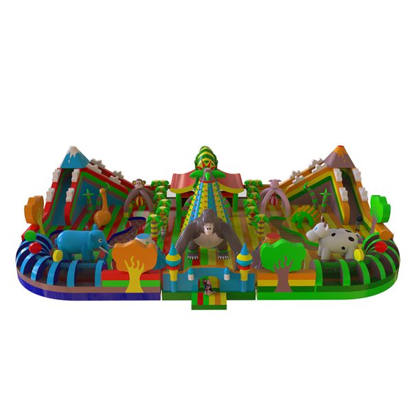 Large inflatable playground for children 02