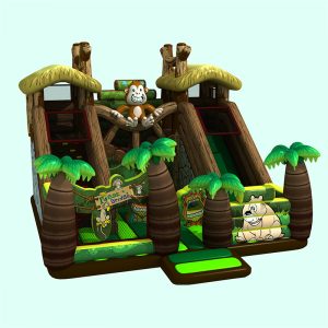 Monkey theme inflatable bounce (8)