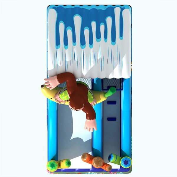 Monkey theme inflatable slide (6)