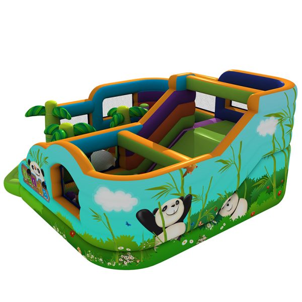 Panda theme inflatable jumper bounce (1)