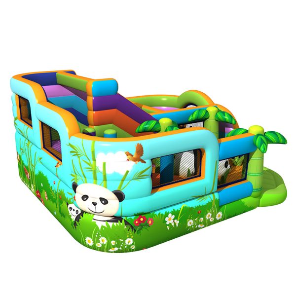 Panda theme inflatable jumper bounce (3)