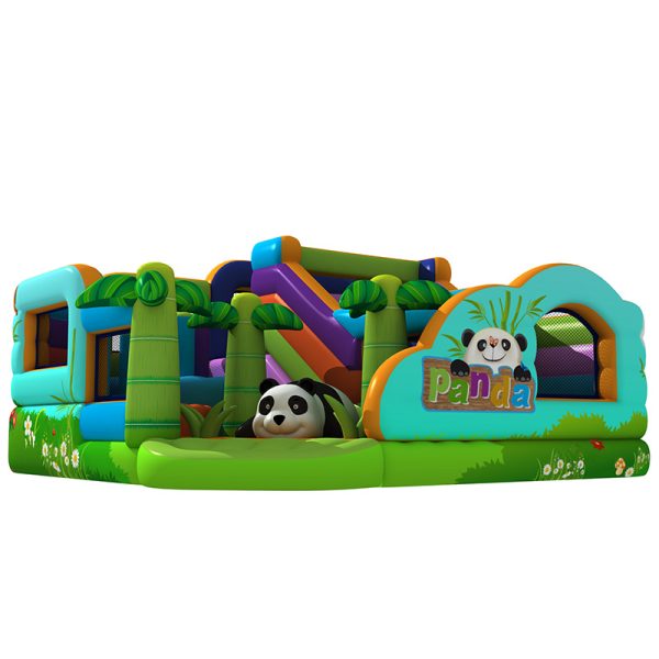 Panda theme inflatable jumper bounce (4)