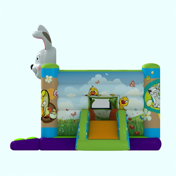 Rabit theme inflatable bounce for commercial used (7)